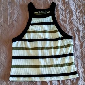Striped Crop Top